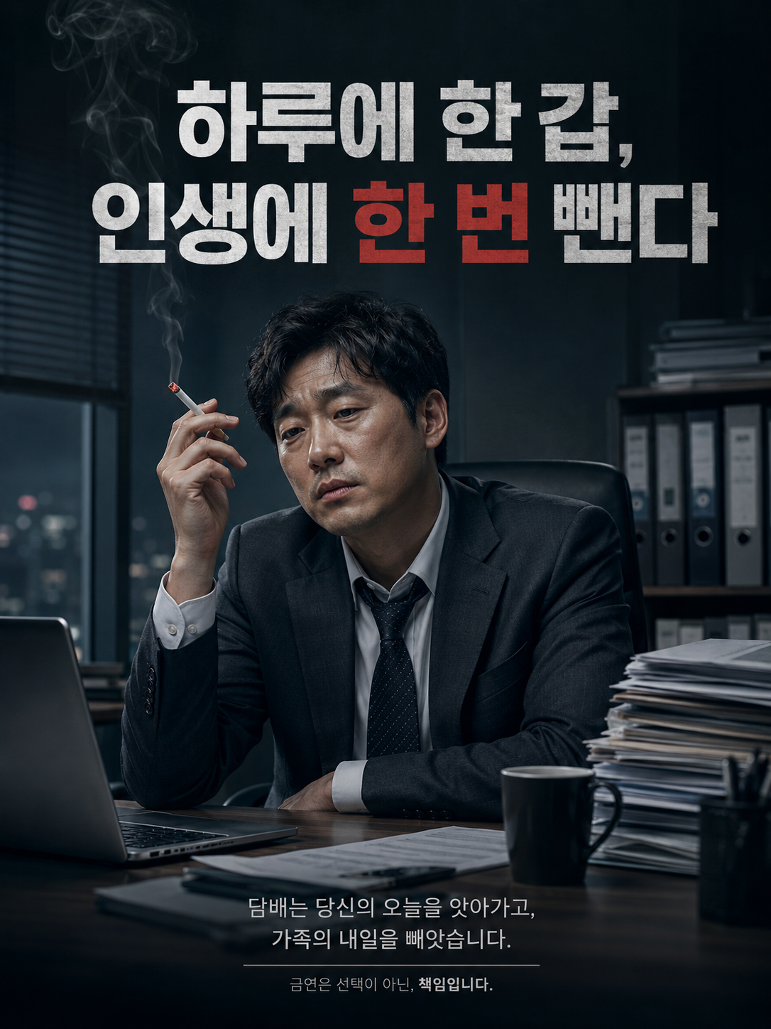 광고 A — 금연 캠페인